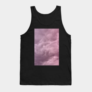 Pink and Purple Cloudy Sky Photography Tank Top